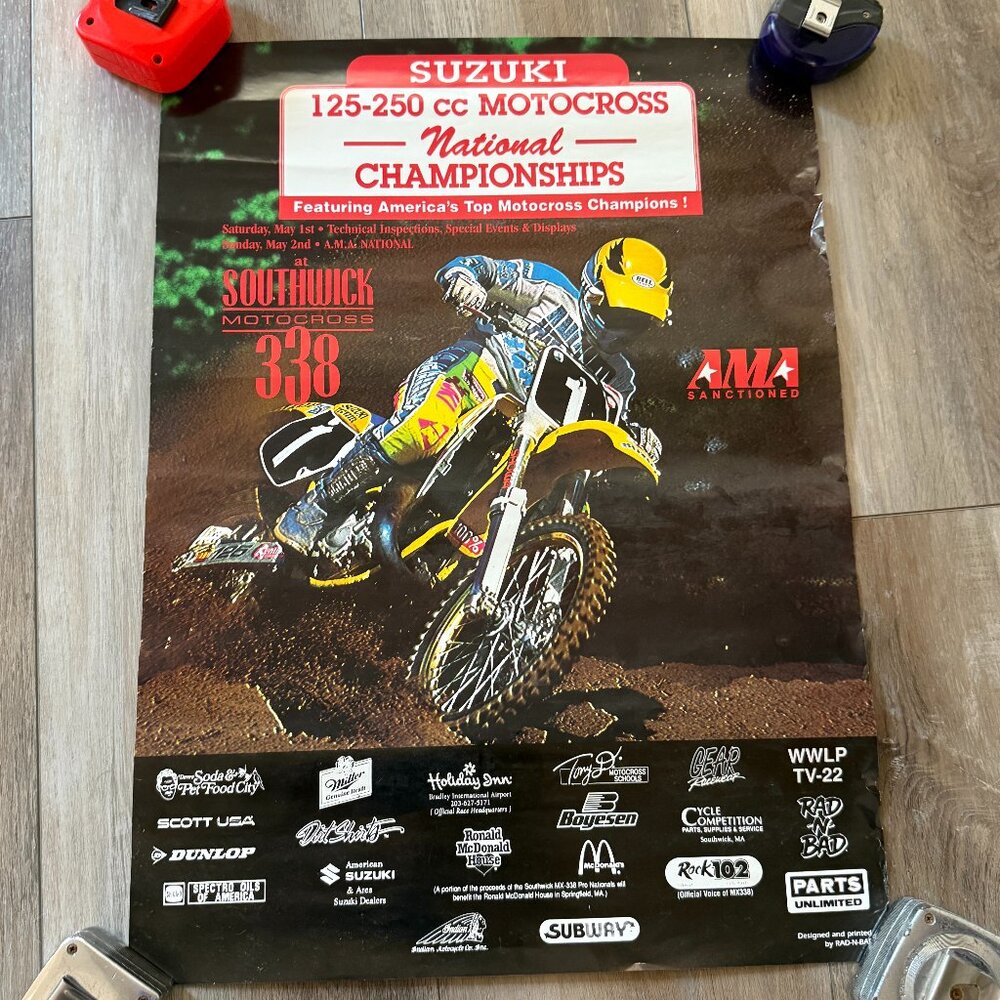 Southwick MX 338 National Championship Event Poster - Vintage